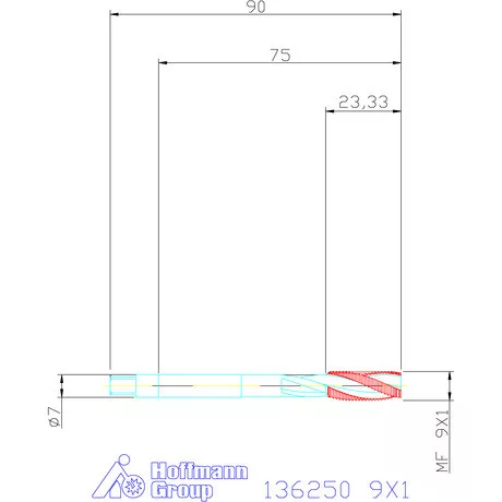 Garant Gépi menetfúró 9X1