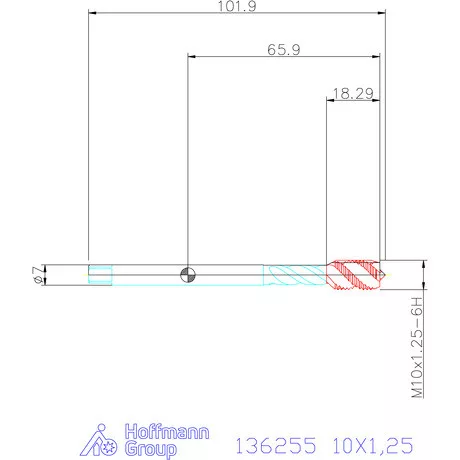 Holex Holex Clever Tap gépi menetfúró 10X1,25