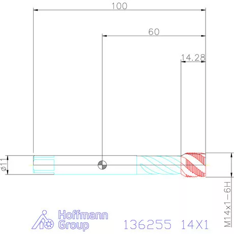 Holex Holex Clever Tap gépi menetfúró 14X1