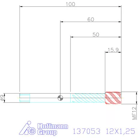 Garant Garant Master Tap INOX gépi menetfúró HSS-E-PM 12X1,25