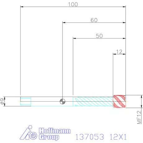 Garant Garant Master Tap INOX gépi menetfúró HSS-E-PM 12X1