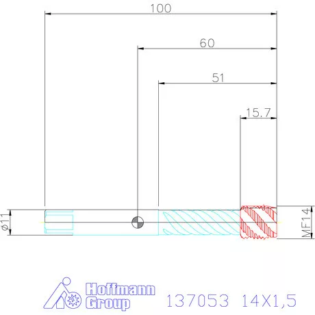 Garant Garant Master Tap INOX gépi menetfúró HSS-E-PM 14X1,5