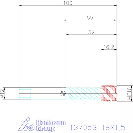 Garant Garant Master Tap INOX gépi menetfúró HSS-E-PM 16X1,5