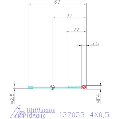 Garant Garant Master Tap INOX gépi menetfúró HSS-E-PM 4X0,5
