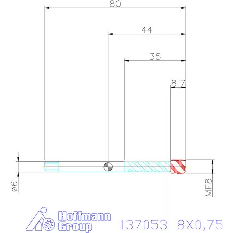 Garant Garant Master Tap INOX gépi menetfúró HSS-E-PM 8X0,75