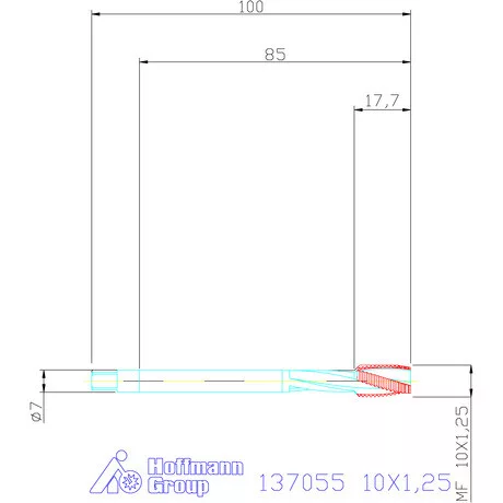 Garant Gépi menetfúró HSS-E-PM 10X1,25