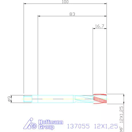 Garant Gépi menetfúró HSS-E-PM 12X1,25