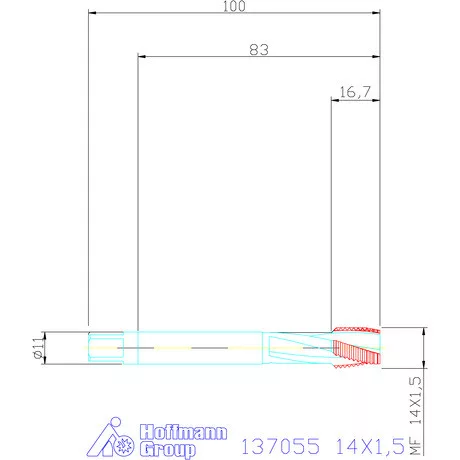 Garant Gépi menetfúró HSS-E-PM 14X1,5