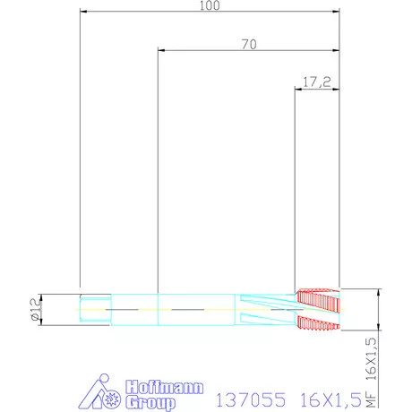 Garant Gépi menetfúró HSS-E-PM 16X1,5