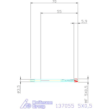 Garant Gépi menetfúró HSS-E-PM 5X0,5