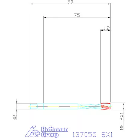 Garant Gépi menetfúró HSS-E-PM 8X1
