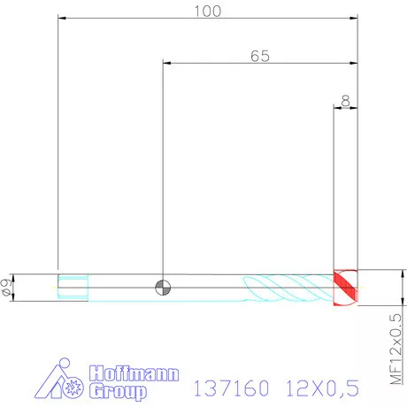 Garant Garant Master Tap gépi menetfúró HSS-E-PM 6HX 12X0,5