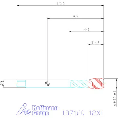 Garant Garant Master Tap gépi menetfúró HSS-E-PM 6HX 12X1