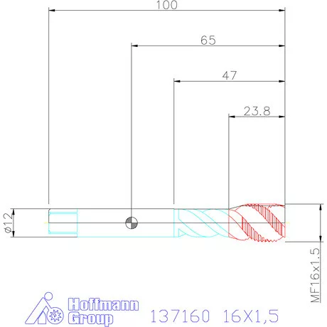 Garant Garant Master Tap gépi menetfúró HSS-E-PM 6HX 16X1,5
