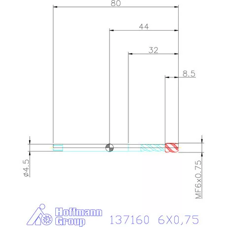 Garant Garant Master Tap gépi menetfúró HSS-E-PM 6HX 6X0,75