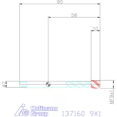 Garant Garant Master Tap gépi menetfúró HSS-E-PM 6HX 9X1
