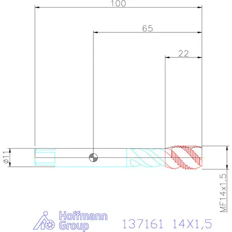 Garant Garant Master Tap gépi menetfúró HSS-E-PM 6GX 14X1,5