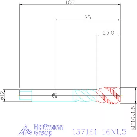 Garant Garant Master Tap gépi menetfúró HSS-E-PM 6GX 16X1,5