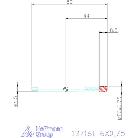 Garant Garant Master Tap gépi menetfúró HSS-E-PM 6GX 6X0,75