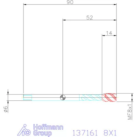 Garant Garant Master Tap gépi menetfúró HSS-E-PM 6GX 8X1