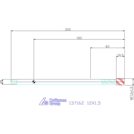 Garant Garant Master Tap gépi menetfúró Extra hosszú HSS-E-PM 6HX 12X1,5