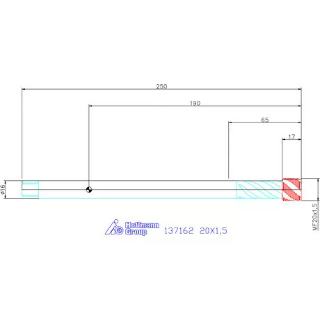 Garant Garant Master Tap gépi menetfúró Extra hosszú HSS-E-PM 6HX 20X1,5