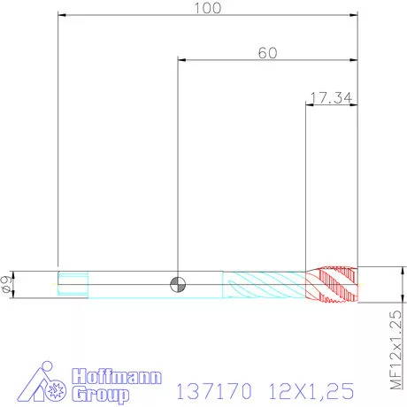 Holex Holex Pro Tap gépi menetfúró HSS-E 6H 12X1,25