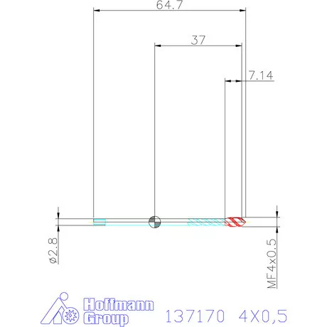 Holex Holex Pro Tap gépi menetfúró HSS-E 6H 4X0,5