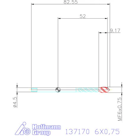 Holex Holex Pro Tap gépi menetfúró HSS-E 6H 6X0,75