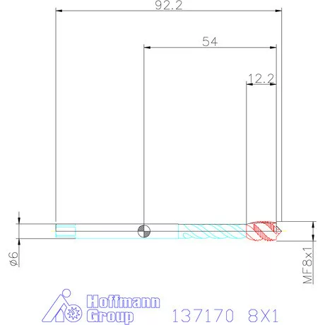Holex Holex Pro Tap gépi menetfúró HSS-E 6H 8X1