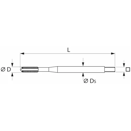 Garant Gépi menetfúró szinkronorsókhoz HSS-E-PM IK / Form C 12X1,5