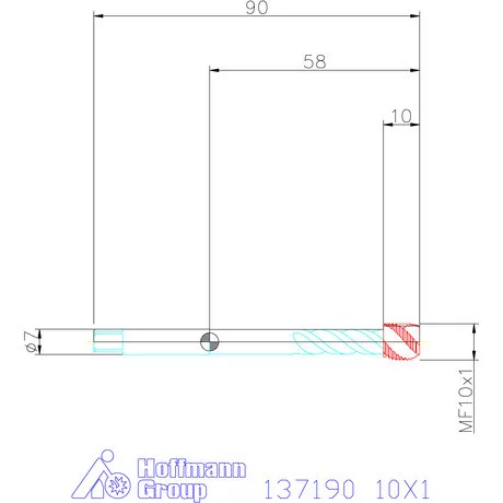 Garant Garant Master Tap gépi menetfúró balmenet 10X1