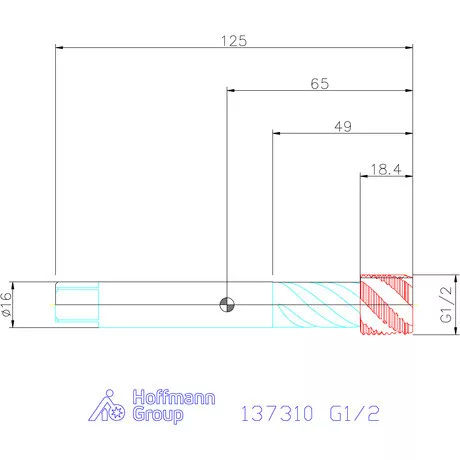 Garant Garant Master Tap Alu gépi menetfúró G1/2