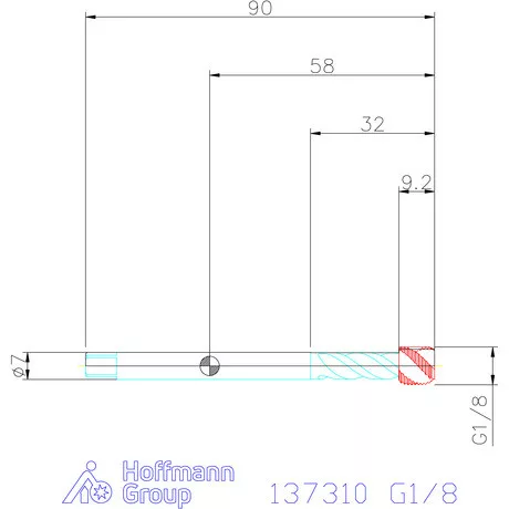 Garant Garant Master Tap Alu gépi menetfúró G1/8