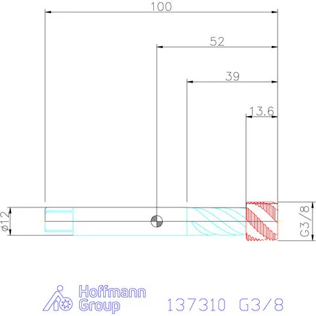 Garant Garant Master Tap Alu gépi menetfúró G3/8