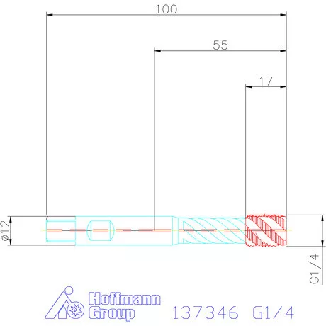 Garant Gépi menetfúró szinkronorsókhoz HSS-E-PM IK / Form C G1/4