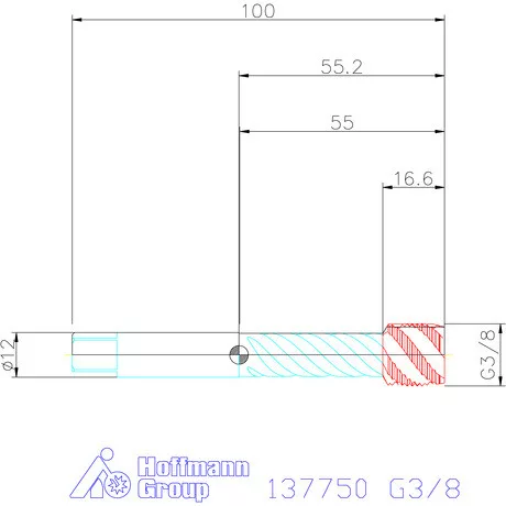 Garant Garant Master Tap INOX gépi menetfúró HSS-E-PM Form C G3/8