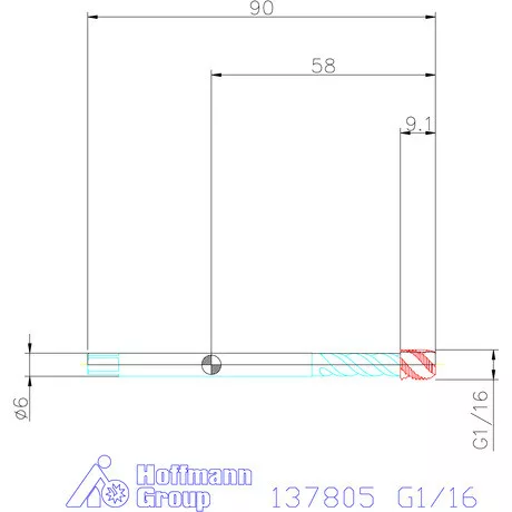 Garant Garant Master Tap gépi menetfúró HSS-E-PM Form C G1/16