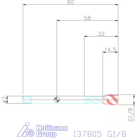 Garant Garant Master Tap gépi menetfúró HSS-E-PM Form C G1/8