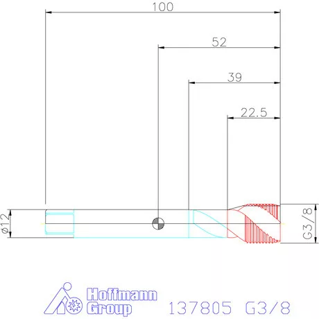 Garant Garant Master Tap gépi menetfúró HSS-E-PM Form C G3/8