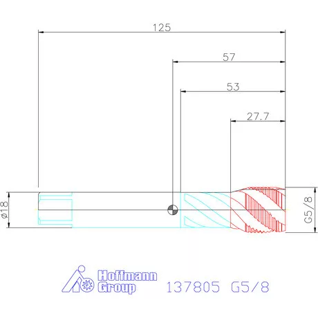 Garant Garant Master Tap gépi menetfúró HSS-E-PM Form C G5/8