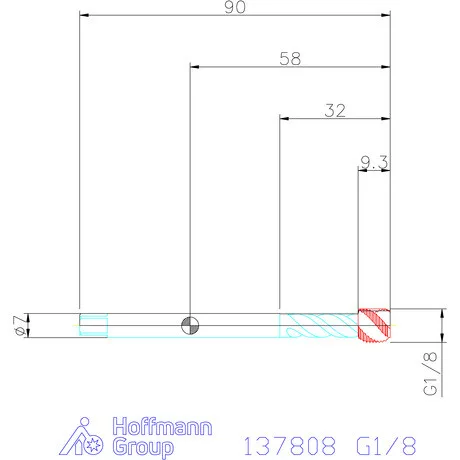 Garant Garant Master Tap gépi menetfúró HSS-E-PM Form E G1/8