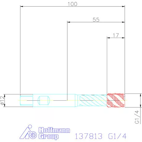 Garant Gépi menetfúró szinkronorsókhoz HSS-E-PM Form E G1/4