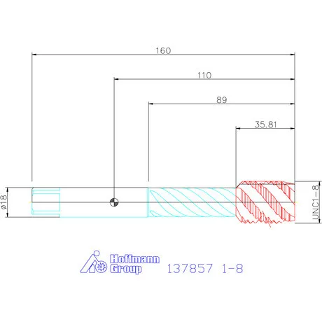 Garant Garant Master Tap INOX gépi menetfúró HSS-E-PM 1-8