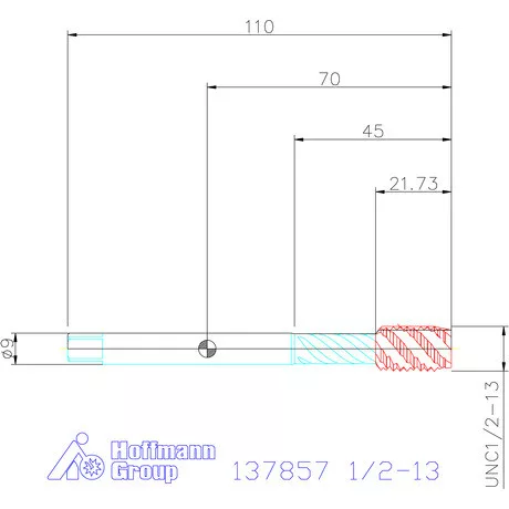 Garant Garant Master Tap INOX gépi menetfúró HSS-E-PM 1/2-13