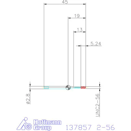 Garant Garant Master Tap INOX gépi menetfúró HSS-E-PM 2-56