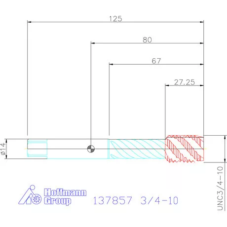 Garant Garant Master Tap INOX gépi menetfúró HSS-E-PM 3/4-10