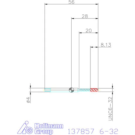 Garant Garant Master Tap INOX gépi menetfúró HSS-E-PM 6-32