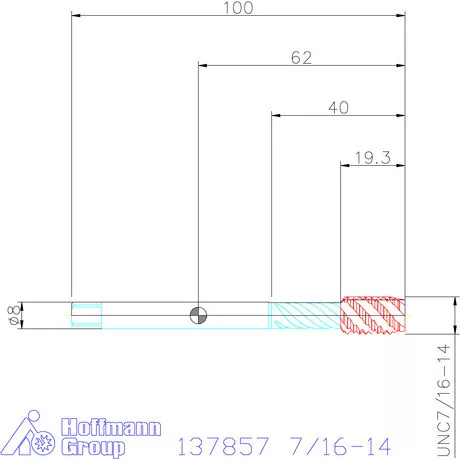 Garant Garant Master Tap INOX gépi menetfúró HSS-E-PM 7/16-14