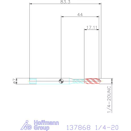 Holex Holex Clever Tap gépi menetfúró 1/4-20